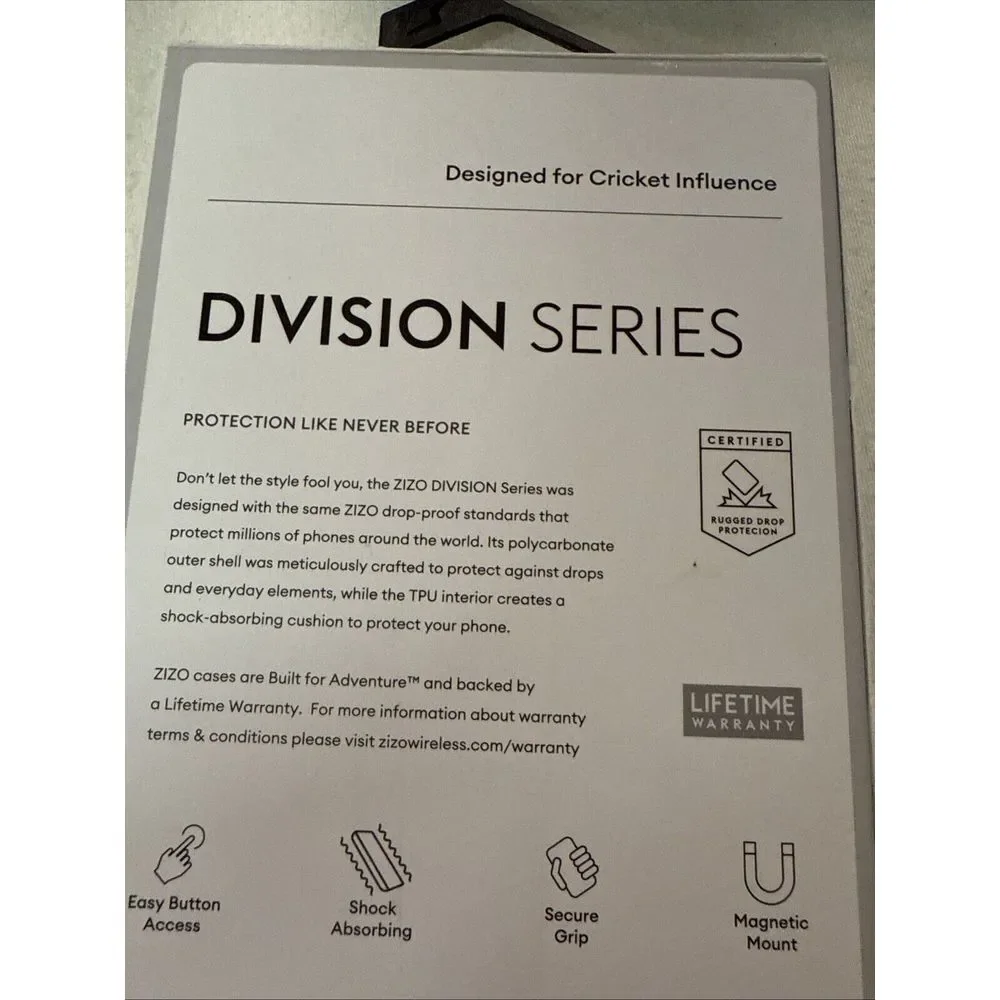 NEW! ZIZO Division Series case Designed for Cricket Influence‎ Rose Gold